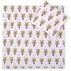Patalynės komplektas geltonas su zebrais Pram – jaukumui ir smagiems sapnams mažyliui.