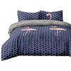 AmeliaHome Patalynės komplektas tamsus su flamingais AH Basic 155x220 cm (2) + 80x80 cm (2)