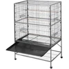 VEVOR Paukščių narvas 930 x 580 x 1510 mm su lygiu stogu