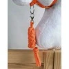 Super Hobby Horse Pavadėlis hobi arkliukui, dviguba virvė, oranžinis