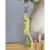 Super Hobby Horse Pavadėlis hobi arkliukui, dvigubas, šviesiai žalias/geltonas/persikinis
