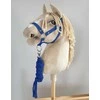 Super Hobby Horse Pavadėlis hobi arkliukui iš dvigubos virvės – mėlynas