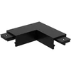 Paviršinio magnetinės sistemos STICK bėgelio L tipo sujungimas, juodas, 330358