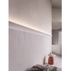 Paviršinio montavimo sieninis gipsinis profilis, baltas, 1m, 26135