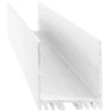 Paviršinis LED juostos profilis VISION TRIMLESS, baltas, 2m, su dangteliu ir užbaigimais, 270524