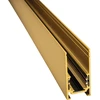 Paviršinis magnetinės sistemos ZAMBELIS bėgelis, žalvario sp., 48V, 2m, 2082G-2