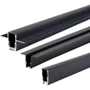 Paviršinis magnetinis bėgelis OPTONICA S15, juodas, 1m