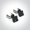 Paviršinis profilis, juodas, 2m, komplektuojamas su juodu difuzoriumi, laikikliais ir užbaigimais, 12mm LED juostai, 7904/B/B