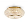 Lubinis šviestuvas Ideal Lux Ceiling lamp with 10 lights PASHA', E14, auksinis color
