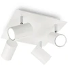 Lubinis šviestuvas Ideal Lux Ceiling lamp with 4 lights SPOT, GU10, baltas