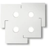 Lubinis šviestuvas Ideal Lux Ceiling lamp with 1 light TOTEM, GX53, baltas