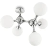 Lubinis šviestuvas Ideal Lux Ceiling lamp with 5 lights NODI, E14, coffee color