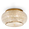 Lubinis šviestuvas Ideal Lux Ceiling lamp with 6 lights PASHA', E14, auksinis color