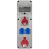 PawBol B.SLIM-6S-14-S plastikinis skydelis 6 mod (2x16A/250V 1x32A/5P 1x16A/5P)