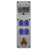 PawBol R-BOX B.SLIM-6S-28-S plastikinis skydelis su lizdais (4x16A/230V, 1x5P16A)