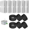 PawPoll kačių fontano vandens filtrų ir putplasčio filtrų rinkinys, 12 vnt., PW-D02