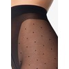 Pėdkelnės su subtiliu raštu iš perdirbto nailono Q-ECO&amp;DOTS
