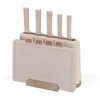 Maestro MR-1412-BEIGE peilių rinkinys su pjaustymo lentele ir rusvai gelsvas