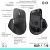 Pelė Logitech MX Master 4 verslui – grafito spalvos