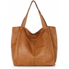 PELLE LAVATA Damska Skórzana Torebka ShopperBag A4 Old Look Minimalistyczna