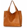 PELLE LAVATA Damska Skórzana Torebka ShopperBag A4 Old Look Minimalistyczna