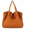 PELLE LAVATA Odinė ShopperBag Rankinė A4 Pinti Vintage Didelė