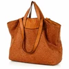 PELLE LAVATA Odinė ShopperBag Rankinė A4 Pinti Vintage Didelė