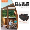 Vevor Pergolos laikiklių komplektas 6x6 coliai