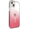 Speck Presidio Perfect-Clear + Ombre + MagSafe - dėklas skirtas Apple iPhone 15 Plus / 14 Plus su MICROBAN coating Clear / Vintage Rose Fade