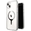 Speck Gemshell Grip + MagSafe - dėklas skirtas Apple iPhone 15 Plus / Apple iPhone 14 Plus Clear / Chrome Finish