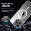 Dėklas Crong Clear MAG Cover su iPhone 16 Plus permatomomis