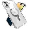 Speck Presidio Perfect-Clear Grip ClickLock & MagSafe - dėklas skirtas Apple iPhone 16 Plus Clear / Chrome Finish / Serene Sidabrinis
