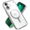Speck Presidio Perfect Clear MagSafe - dėklas skirtas Apple iPhone 17 Clear / Sidabrinis