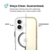 Speck Presidio Perfect Clear MagSafe - dėklas skirtas Apple iPhone 17 Clear / Sidabrinis