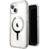 Speck Gemshell Grip + MagSafe - dėklas skirtas Apple iPhone 16e / Apple iPhone 15 / Apple iPhone 14 / Apple iPhone 13 Clear / Chrome Finish