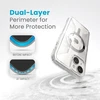 Speck Gemshell Grip + MagSafe - dėklas skirtas Apple iPhone 16e / Apple iPhone 15 / Apple iPhone 14 / Apple iPhone 13 Clear / Chrome Finish