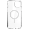 Dėklas Speck Gemshell + MagSafe, skirtas iPhone 14 Plus su puse mikrobano (skaidrus)