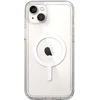 Dėklas Speck Gemshell + MagSafe, skirtas iPhone 14 Plus su puse mikrobano (skaidrus)