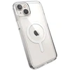 Dėklas Speck Gemshell + MagSafe, skirtas iPhone 14 Plus su puse mikrobano (skaidrus)