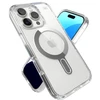 Speck Presidio Perfect-Clear ClickLock & MagSafe - dėklas skirtas Apple iPhone 16 Pro Clear / Chrome Finish / Serene Sidabrinis
