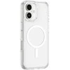 Permatomas magnetinis telefono dėklas iPhone 16 su žiedu AmazingThing
