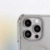 Permatomas pilkas iPhone 16 Pro“ dėklas su MagSafe funkcija AmazingThing