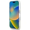 Dėklas Guess IML Metal Colored Circle Classic Logo MagSafe Apple iPhone 16 rožinės spalvos