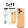 „Panzer Glass CARE by PanzerGlass Flagship Urban Explorer“ dėklas su „Baltas MagSafe“, skirtas „iPhone 17 Pro“ – permatomas