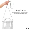 Case-Mate Micro Tote Bag - Atsparus vandeniui Shoulder Bag (Sidabrinis Chrome/Clear)