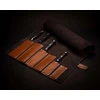 Kelioninis Solier Accessories Personalised leather knife case Solier SA44 camel