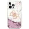 Guess GUHCP13XLG4GPI Apple iPhone 13 Pro Max 6,7″ rožinės spalvos kietas dėklas 4G Big Liquid Glitter