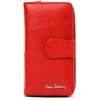Moteriška odinė piniginė Pierre Cardin 06 ITALY 116 raudona