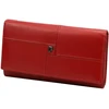 Moteriška natūralios odos piniginė Pierre Cardin, 18,5 × 10 × 3,5 cm, raudona