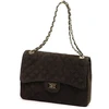 Pikowana torebka zamszowa Camilla PREMIUM 10.017 MAXI na łańcuszku